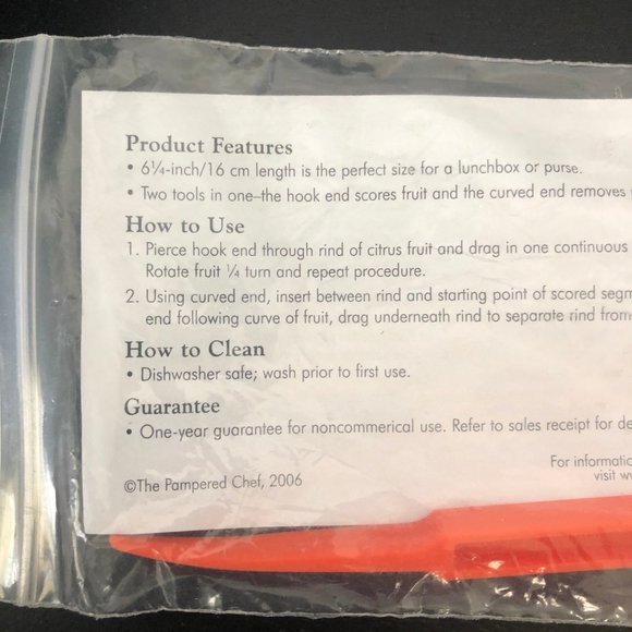 The Pampered Chef Citrus Peeler - Picture 4 of 4